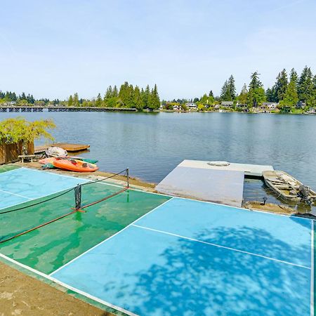 Tacoma Home On Steilacoom Lake With Dock! Exterior photo